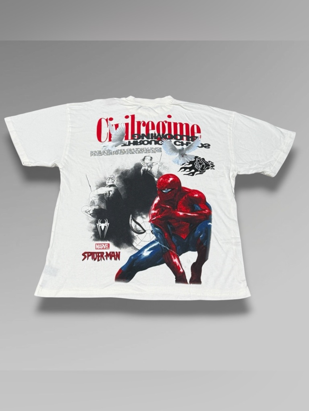 Civil Regime x Marvel Comics Spiderman Tee